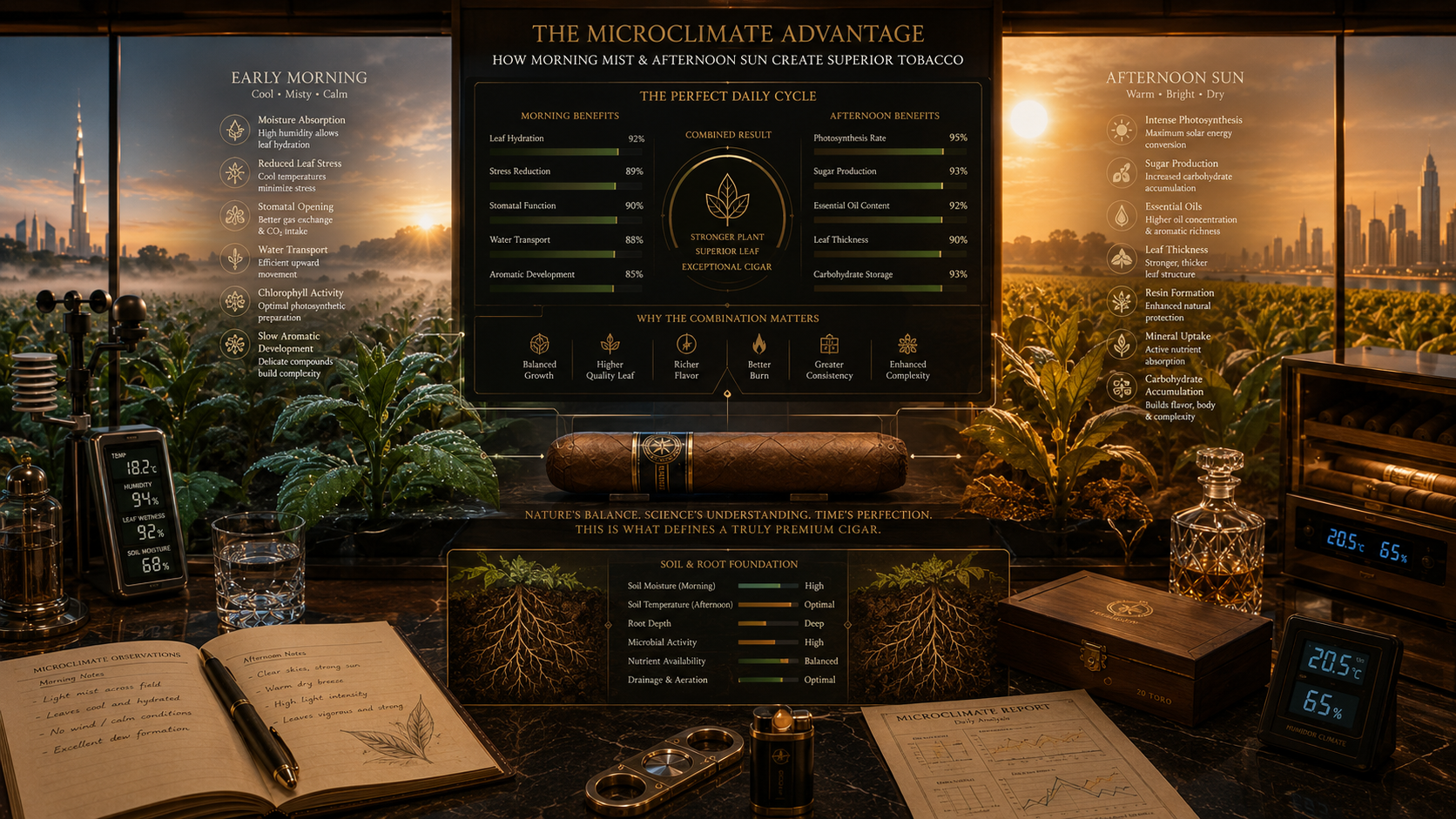 How Morning Mist and Afternoon Sun Create Better Tobacco