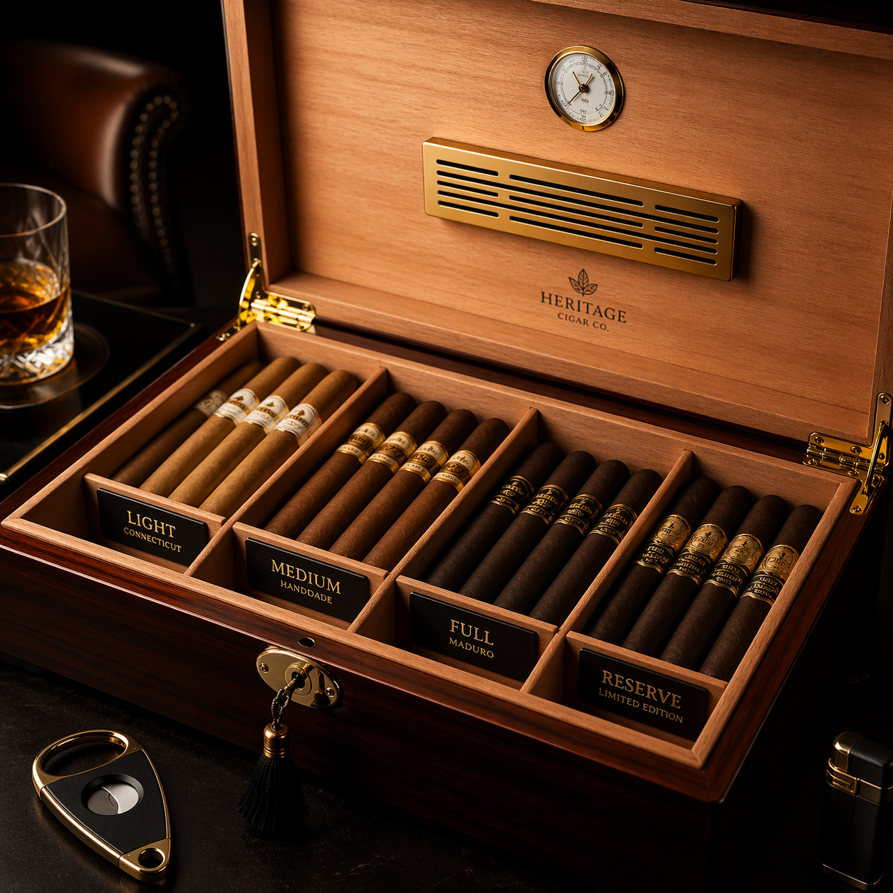 How to Organize a Humidor | Strength, Region Guide
