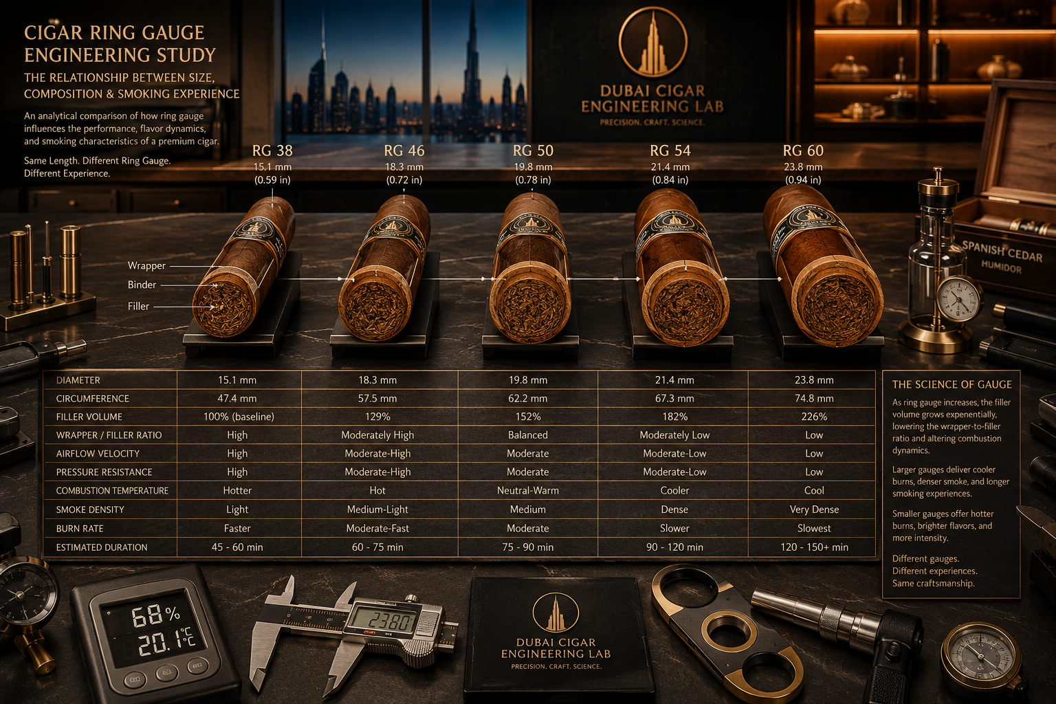 Does Bigger Mean Milder? Understanding Cigar Ring Gauge