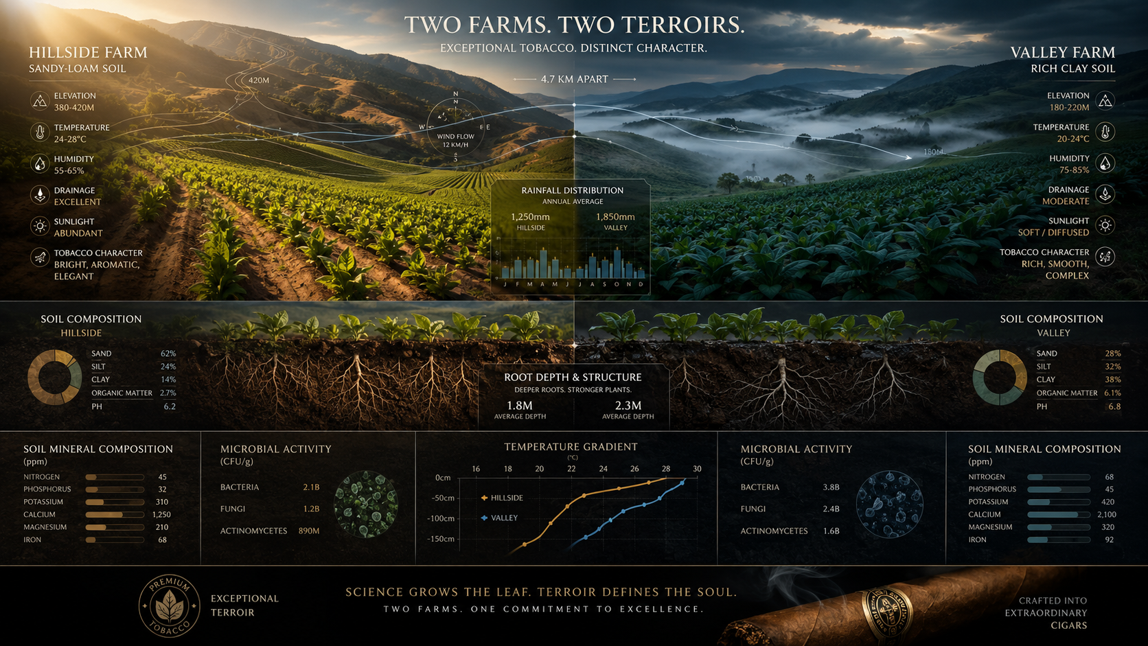 Why Two Farms a Few Kilometers Apart Can Produce Completely Different Cigars