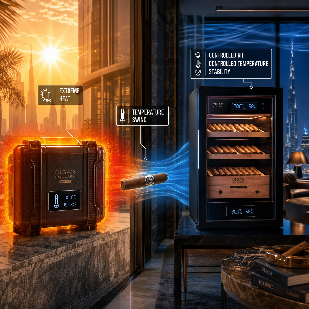 The Dubai Humidor Problem: How to Store Cigars in the UAE