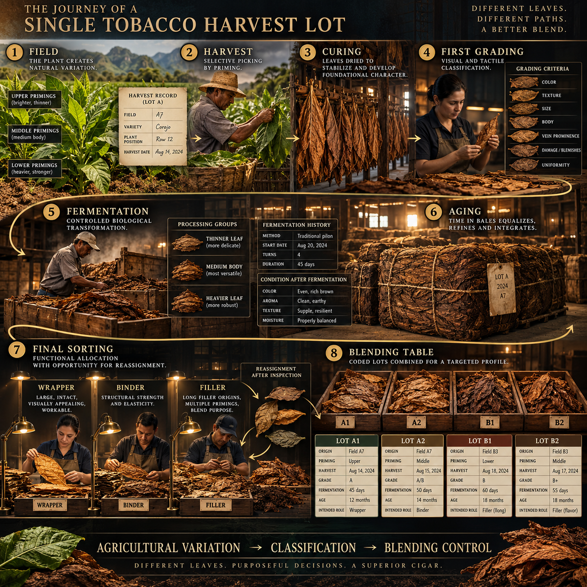 Why Tobacco Leaves Are Sorted Again and Again
