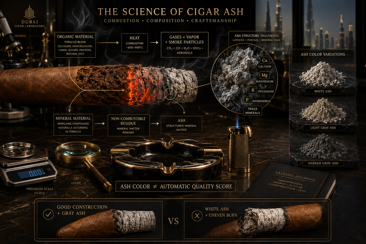 What Your Cigar Ash Is Actually Made Of