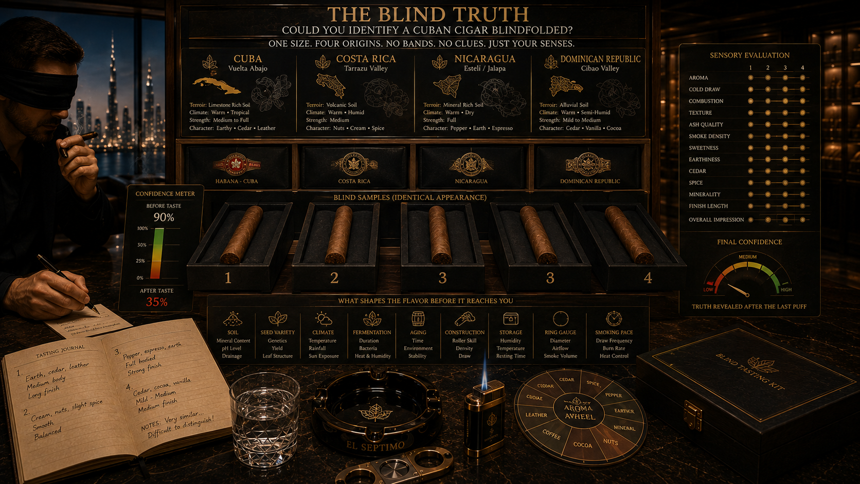 Could You Identify a Cuban Cigar Blindfolded?