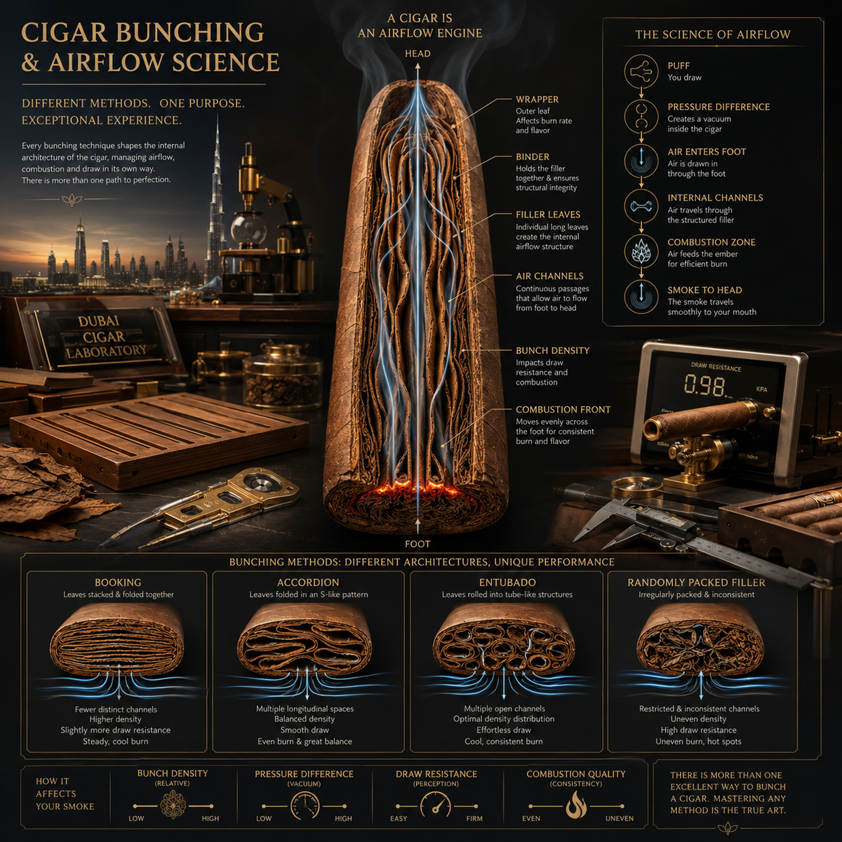 Why Premium Cigars Are Bunched, Not Just Filled