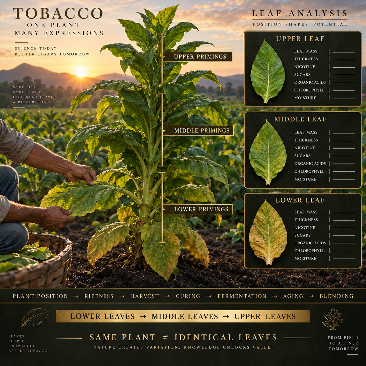 Why Tobacco Is Harvested One Leaf at a Time