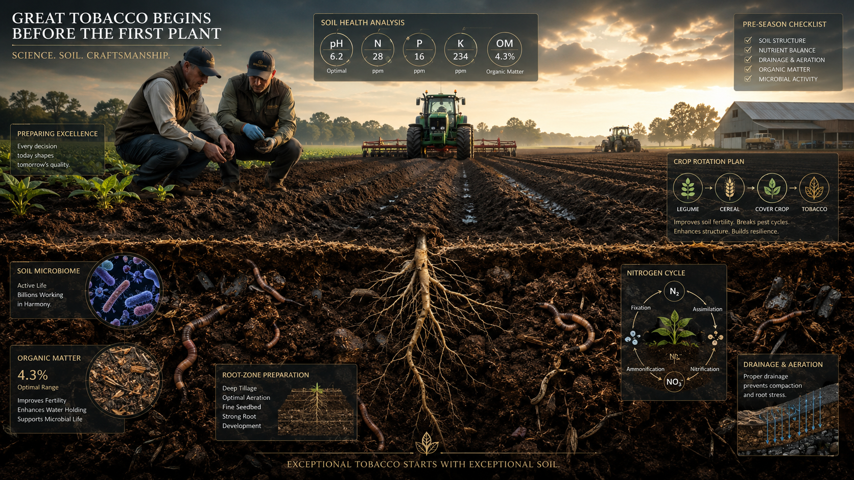 The Root of Greatness: What Happens Before Tobacco Even Sprouts