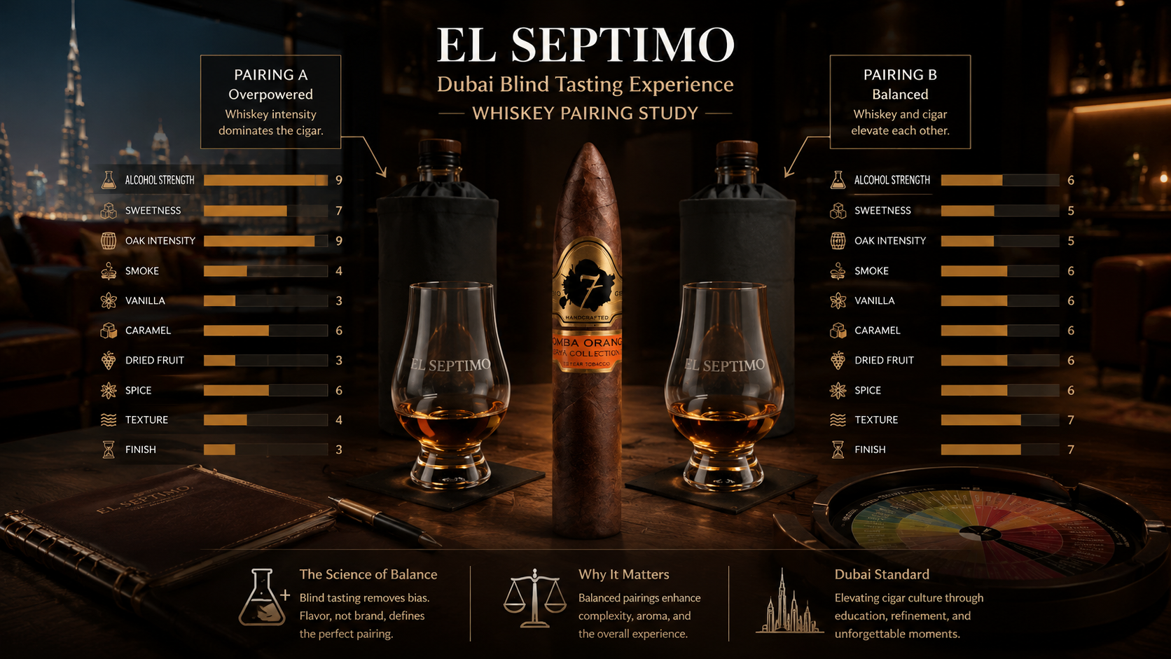 Does an Expensive Whiskey Make an Expensive Cigar Better?
