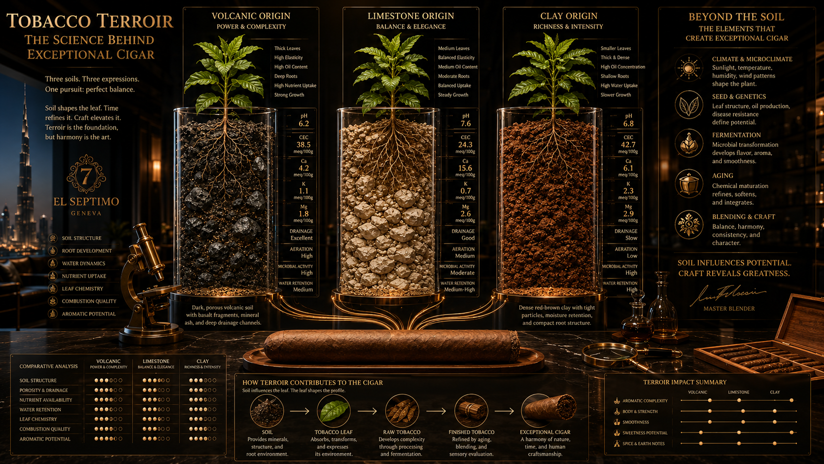 Volcanic vs Limestone vs Clay Soils: Does Tobacco Know the Difference?