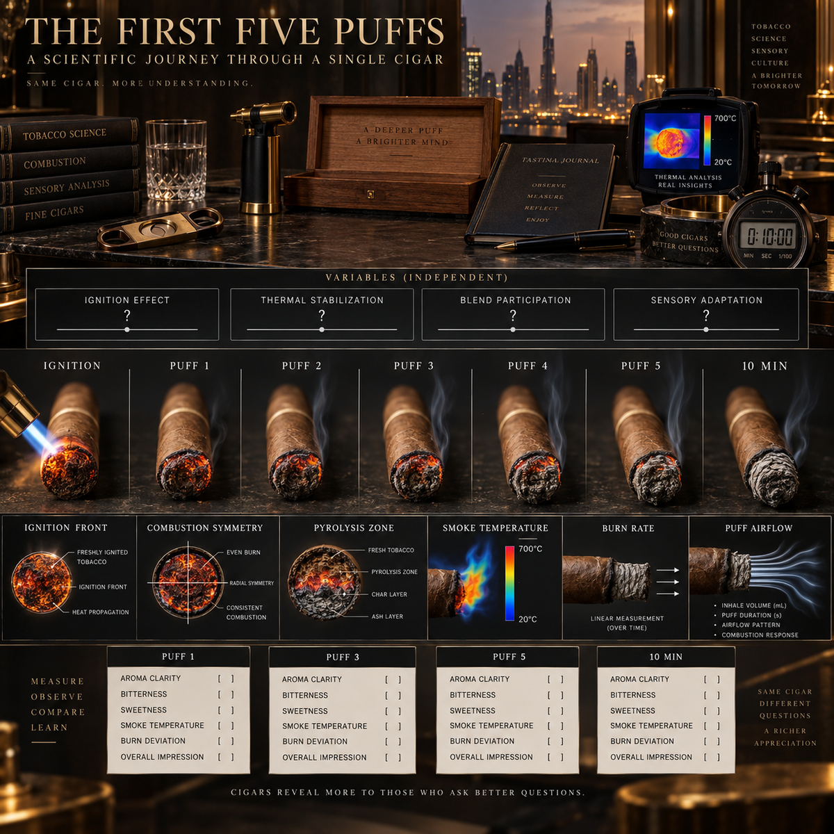 Why the First Five Puffs of a Cigar Can Mislead You