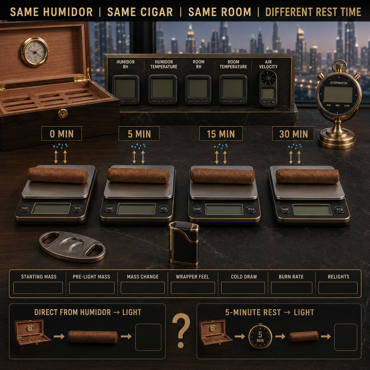 Should a Cigar Rest 5 Minutes After the Humidor?