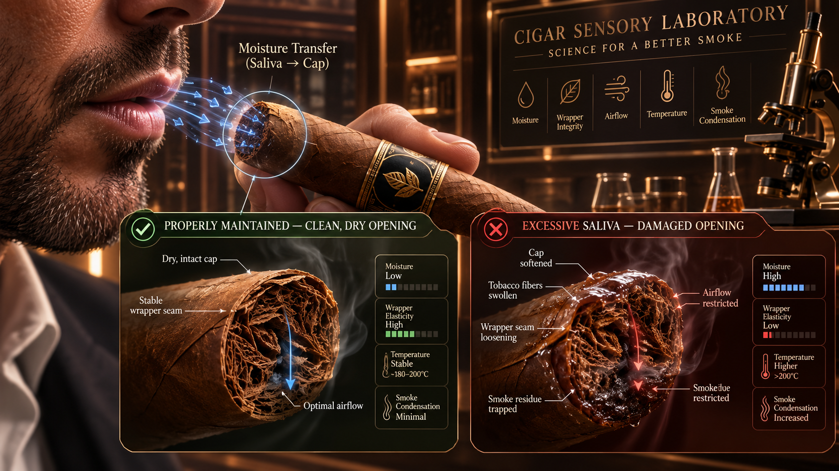 The Mouth Is Part of the Humidor: How Saliva Changes the Smoking Experience