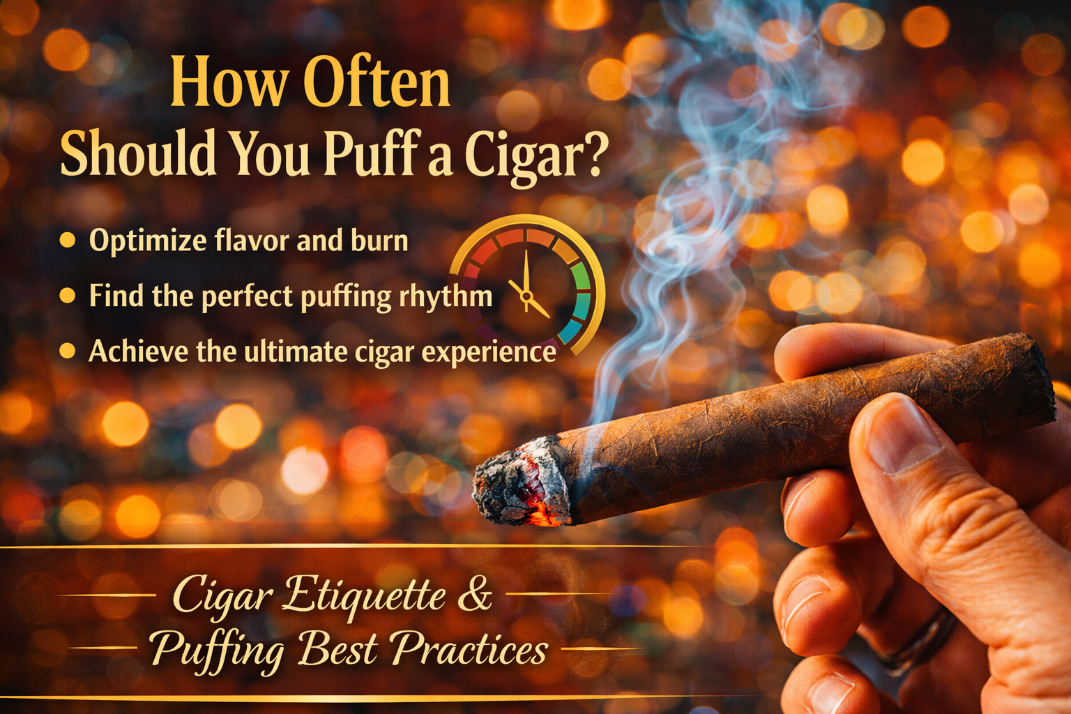 How Often Should You Puff a Cigar?