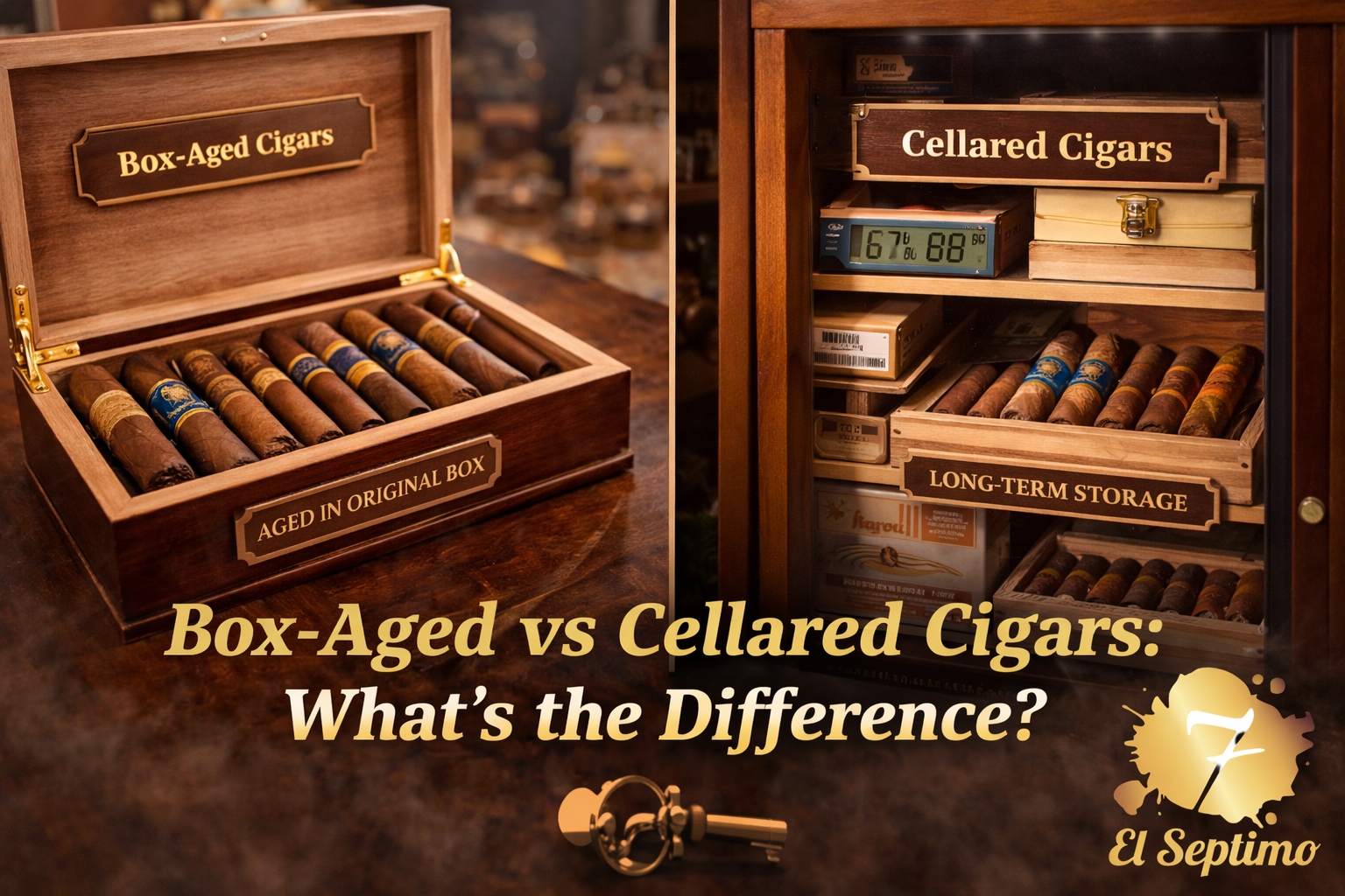 Box-Aged vs Cellared Cigars: What’s the Difference?