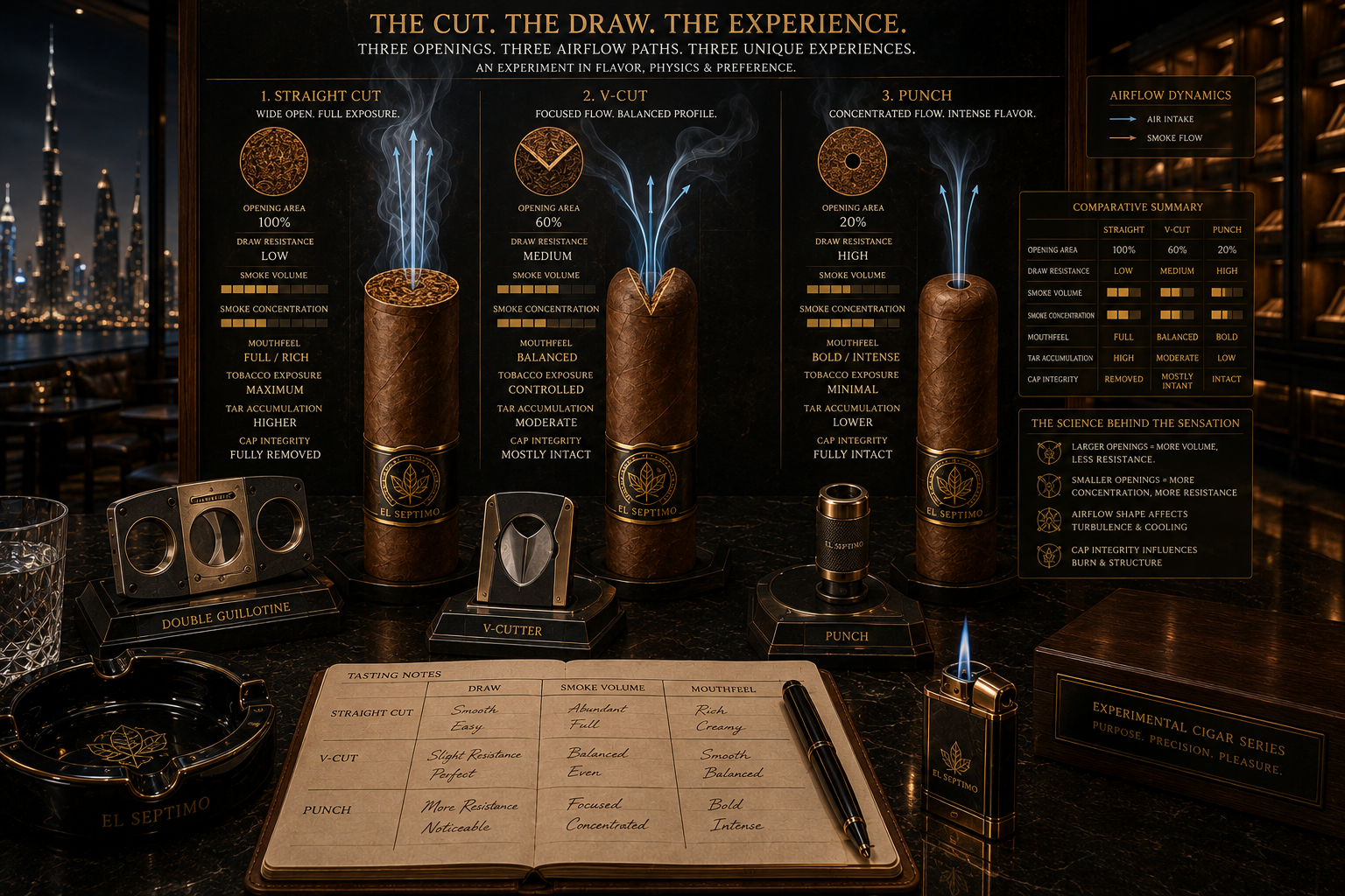 Straight Cut vs V-Cut vs Punch: Does the Cut Change a Cigar?