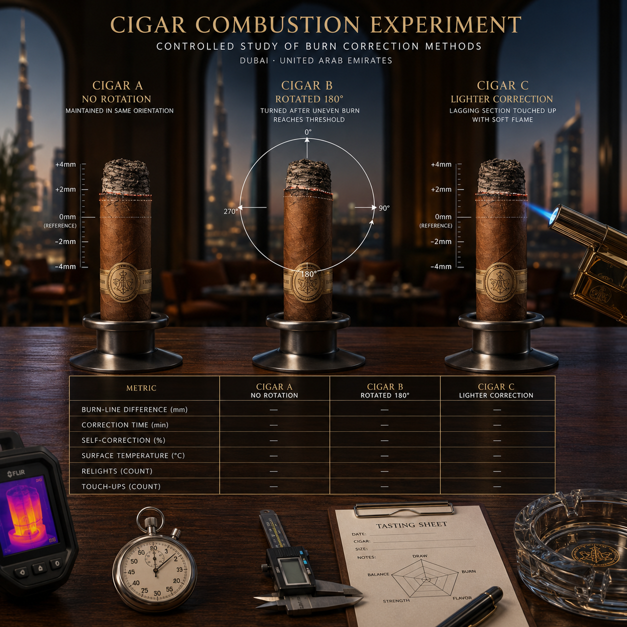 Does Rotating a Cigar Actually Fix an Uneven Burn?