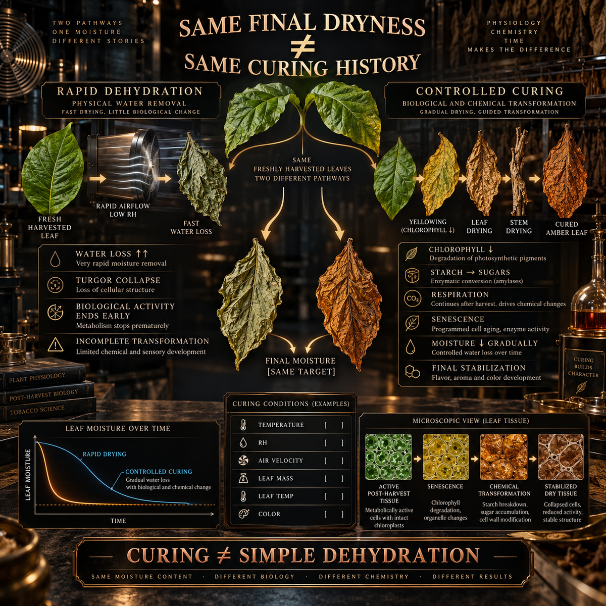Why Cigar Tobacco Cannot Simply Be Dried