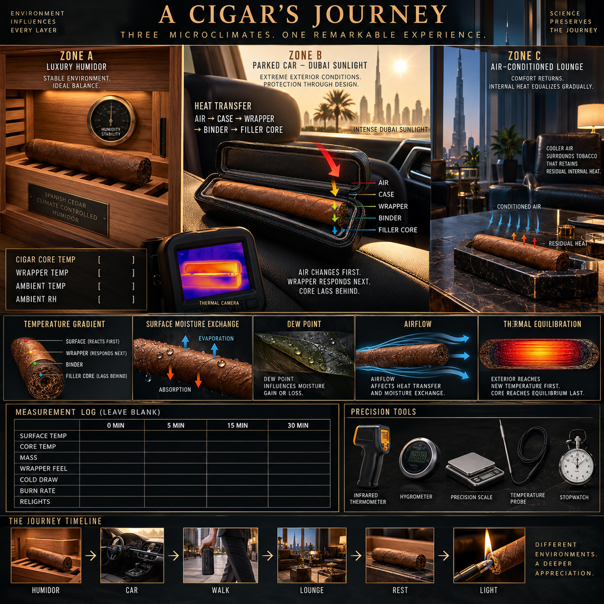 Car to Lounge: Dubai Temperature Shock & Your Cigar