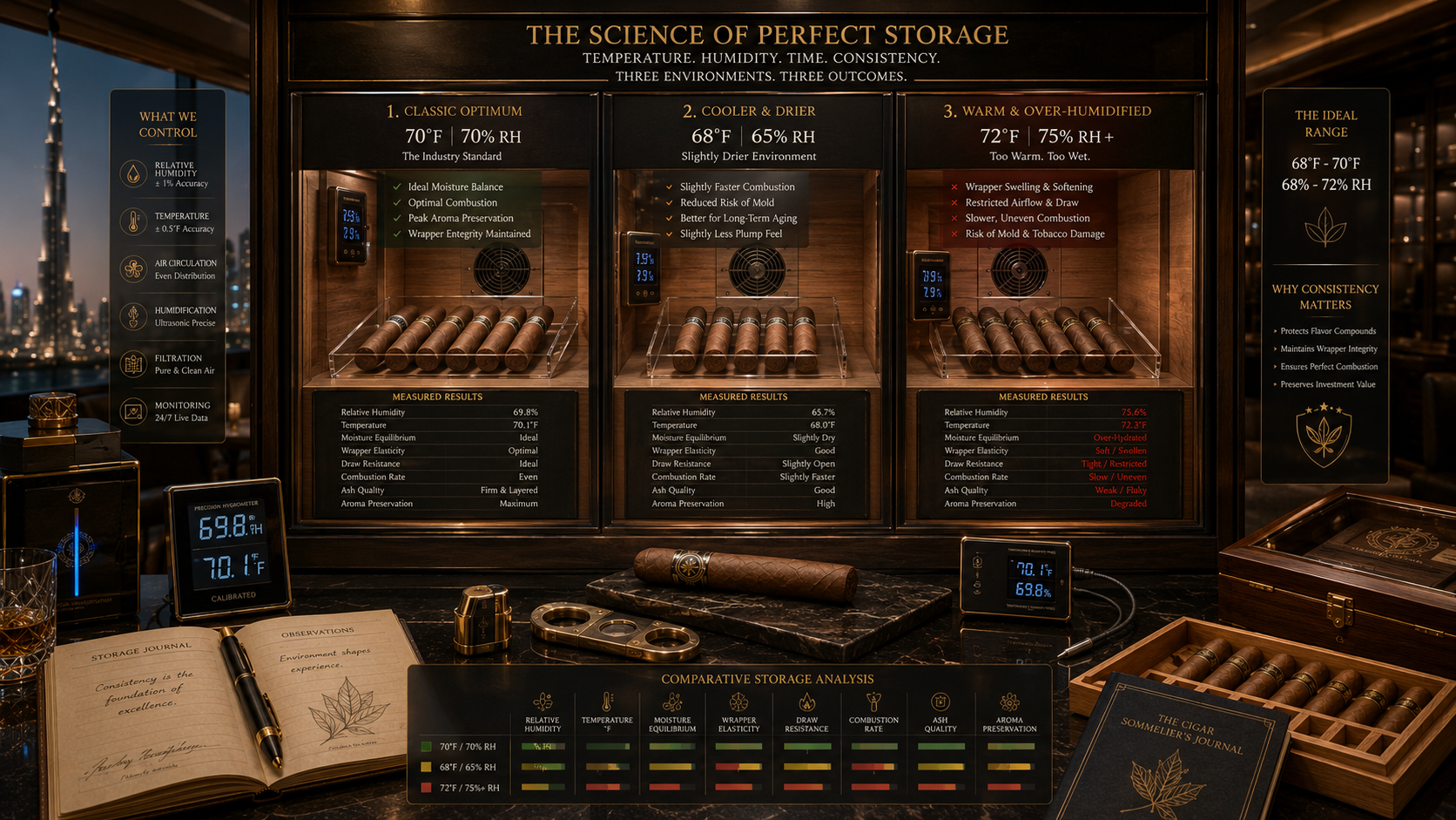 The Science Behind the 70/70 Rule for Cigars
