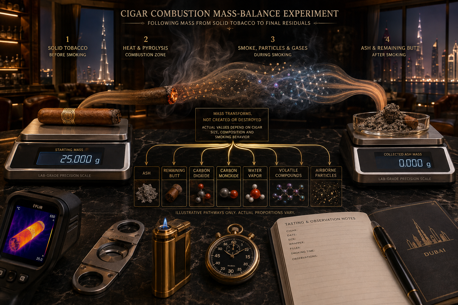 How Much Does a Cigar Weigh Before and After Smoking?