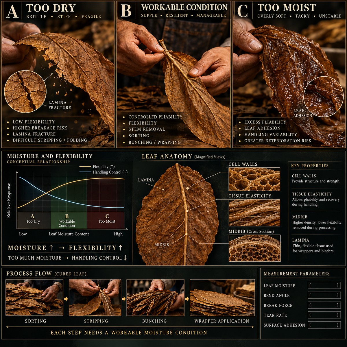 Why Tobacco Is Moistened Before It Is Handled