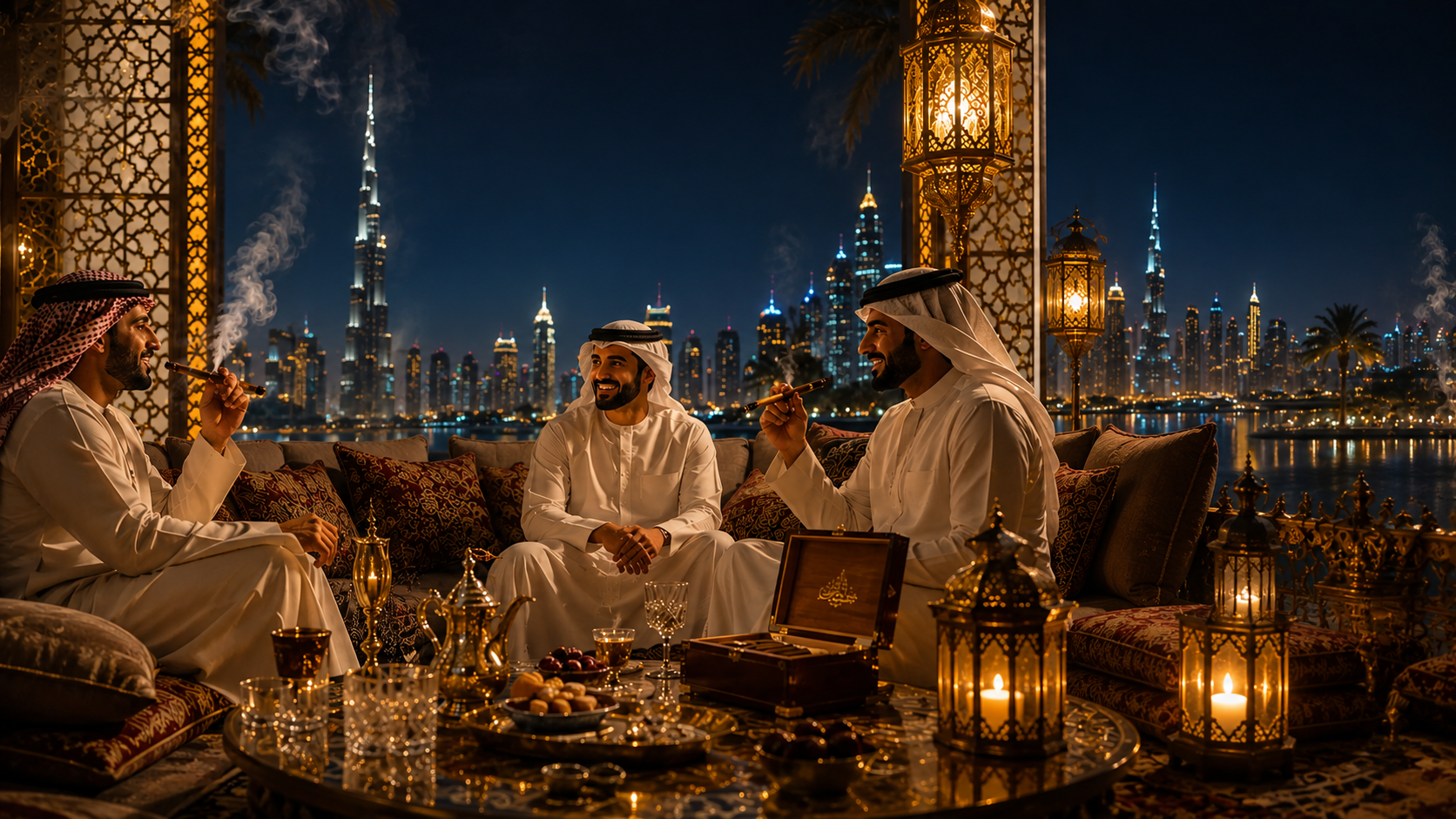 The Perfect Eid Gathering Starts with Atmosphere — And the Right Cigar