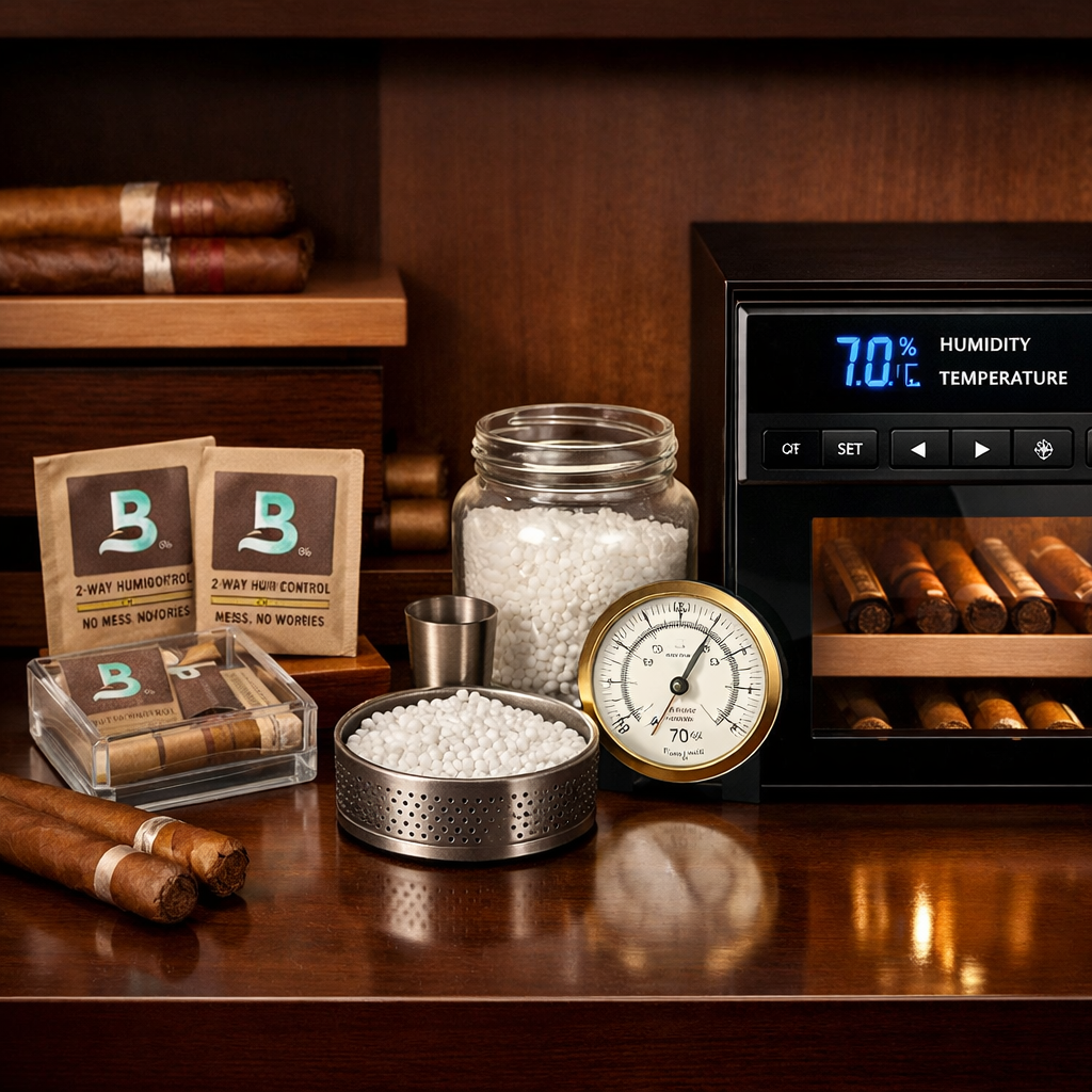 Boveda vs Beads vs Electronic Humidor Guide