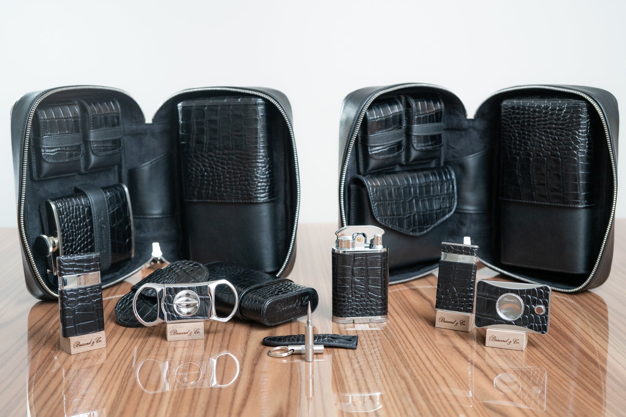 Brizard and Co. - Croco Pattern Black Collection
