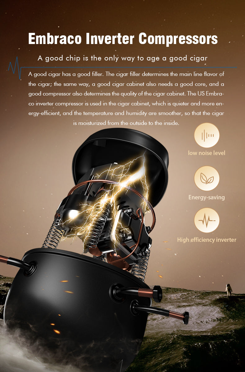 Raching MON5800A Cigar Humidor