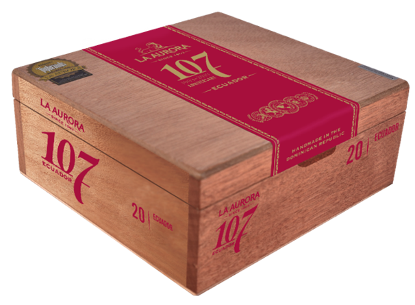 La Aurora 107 Ecuador Toro premium cigar with Ecuadorian wrapper – available at Los Angeles cigar shop