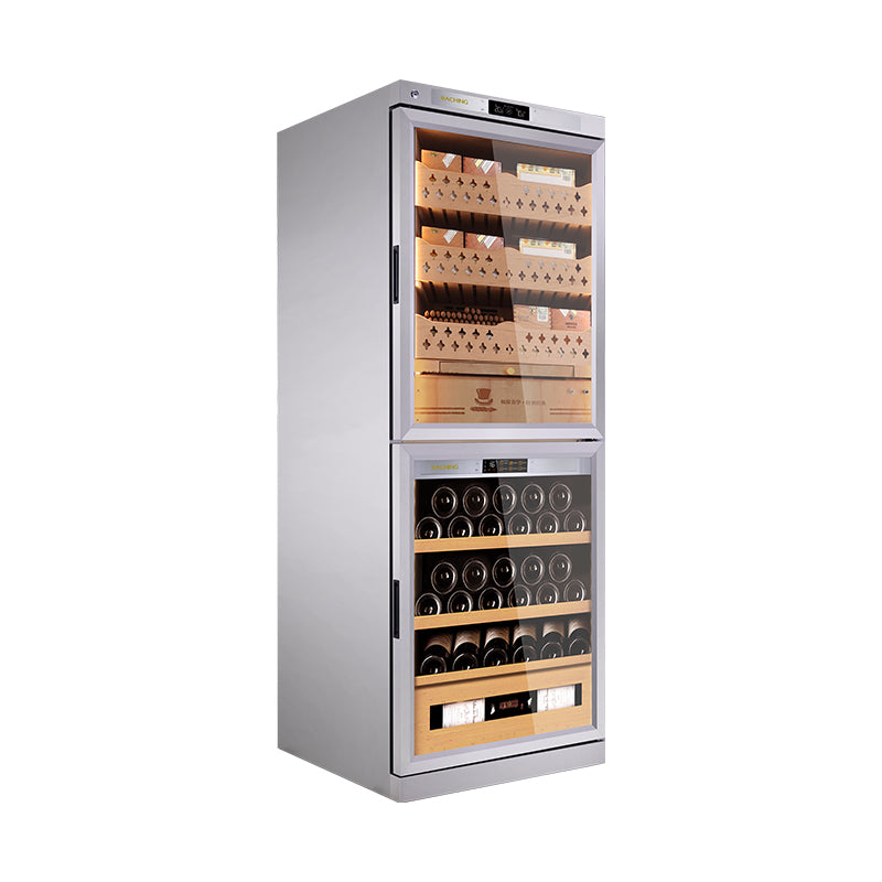 Raching - FJ-CW36B Precise Premium Cigar & Wine Humidor Cabinet