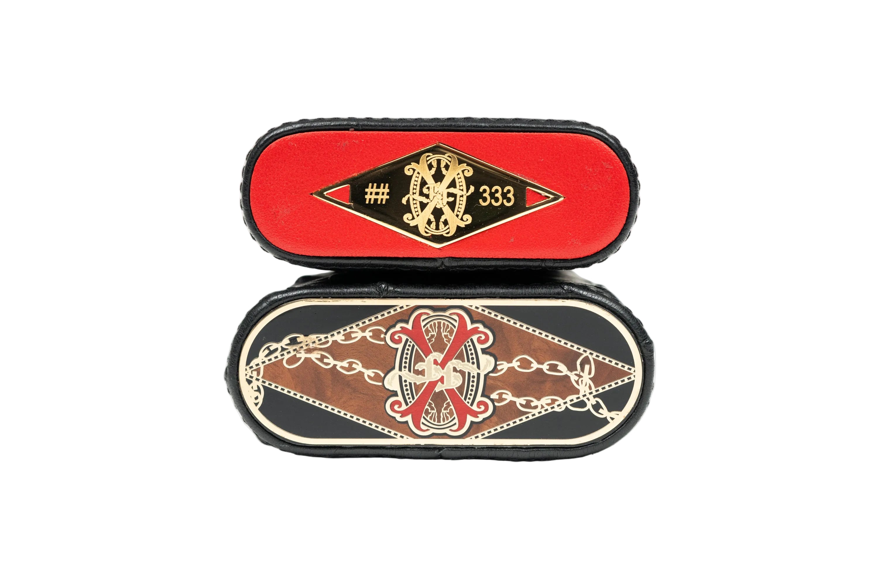 Brizard & Co × Fuente Fuente × Maccarrone - OpusX - Les Chaînes de l’Amour Cigar Case & Cigar - 5" 3/4 x 52 Double Robusto (Limited Edition)