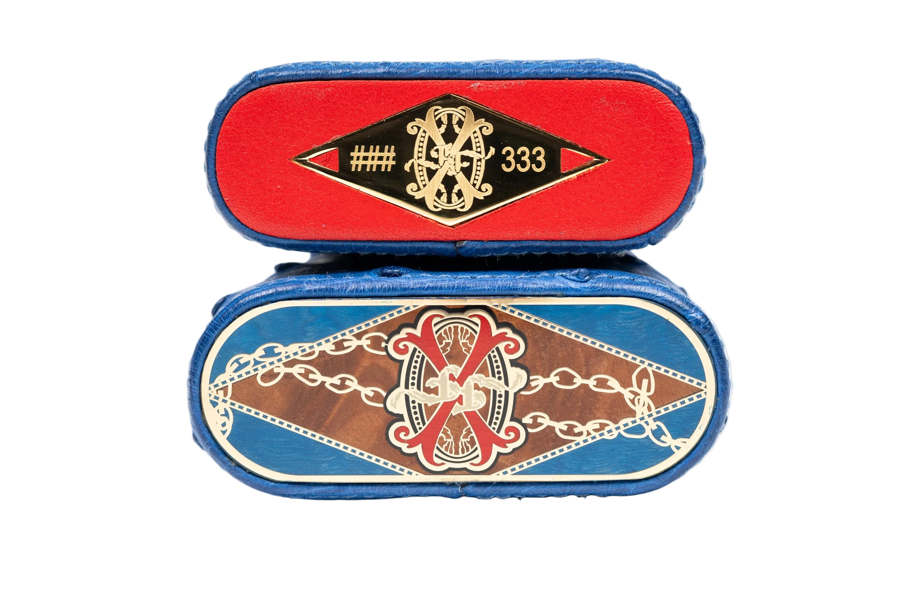 Brizard & Co × Fuente Fuente × Maccarrone - OpusX - Les Chaînes de l’Amour Cigar Case & Cigar - 5" 3/4 x 52 Double Robusto (Limited Edition)