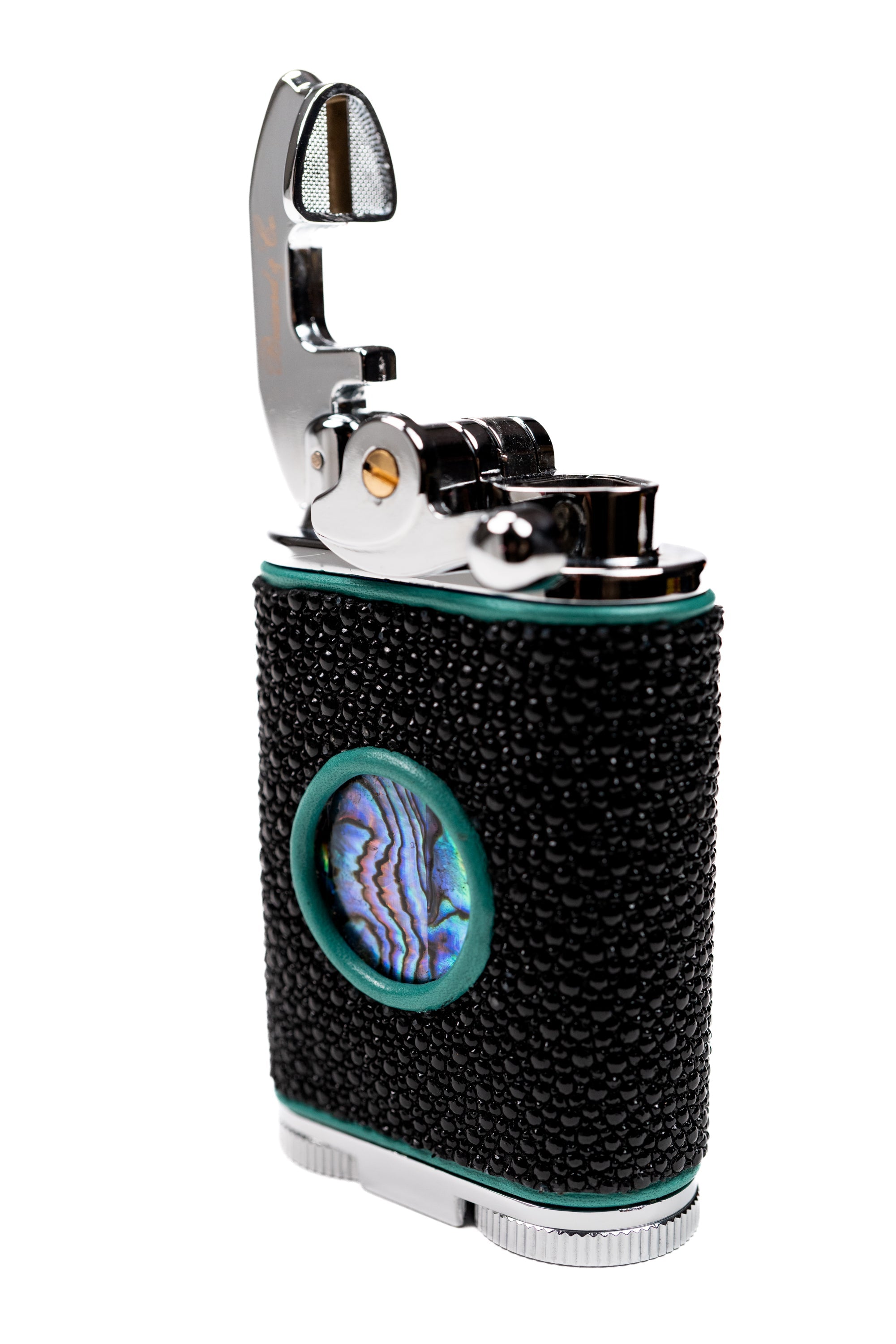 Brizard and Co -  Cigar Set - Abalone and Stingray Leather Collection (Limited Edition) with Cigar Inc. Logo