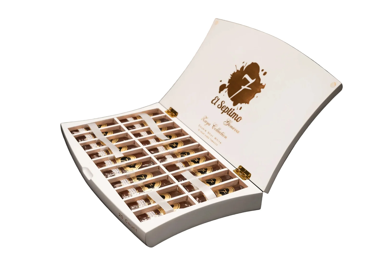 El Septimo - Double Shot White - 3¾ x 68  Short Gigante