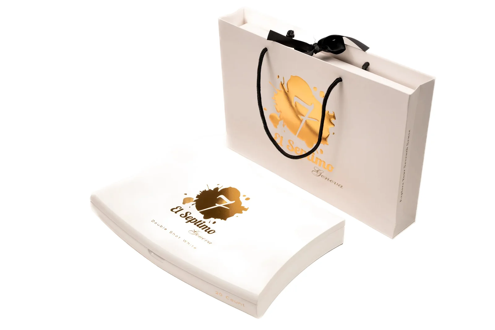 El Septimo - Double Shot White - 3¾ x 68  Short Gigante