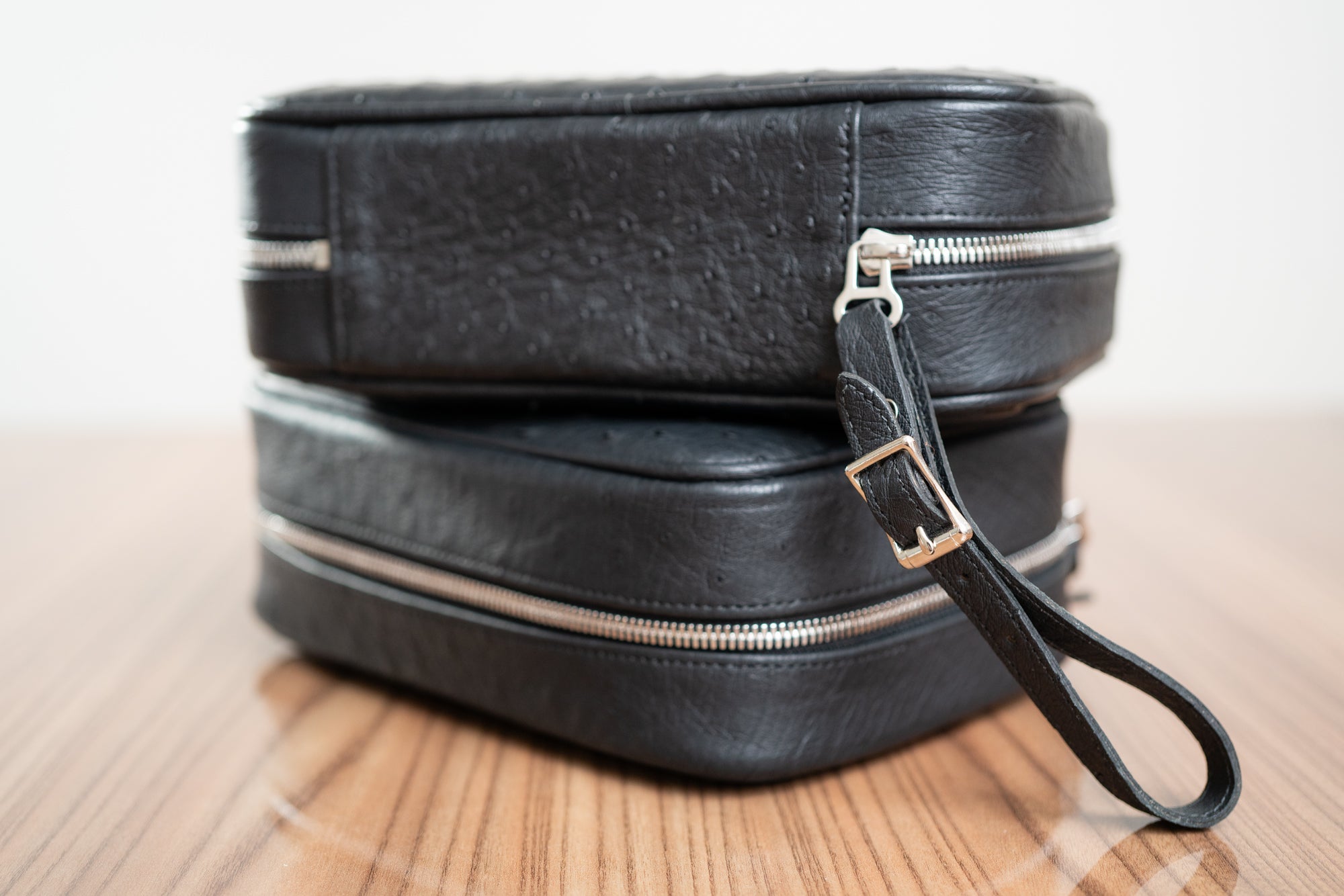 Brizard and Co. - Havana Traveler - Black Ostrich Collection (Variable Types and Prices)