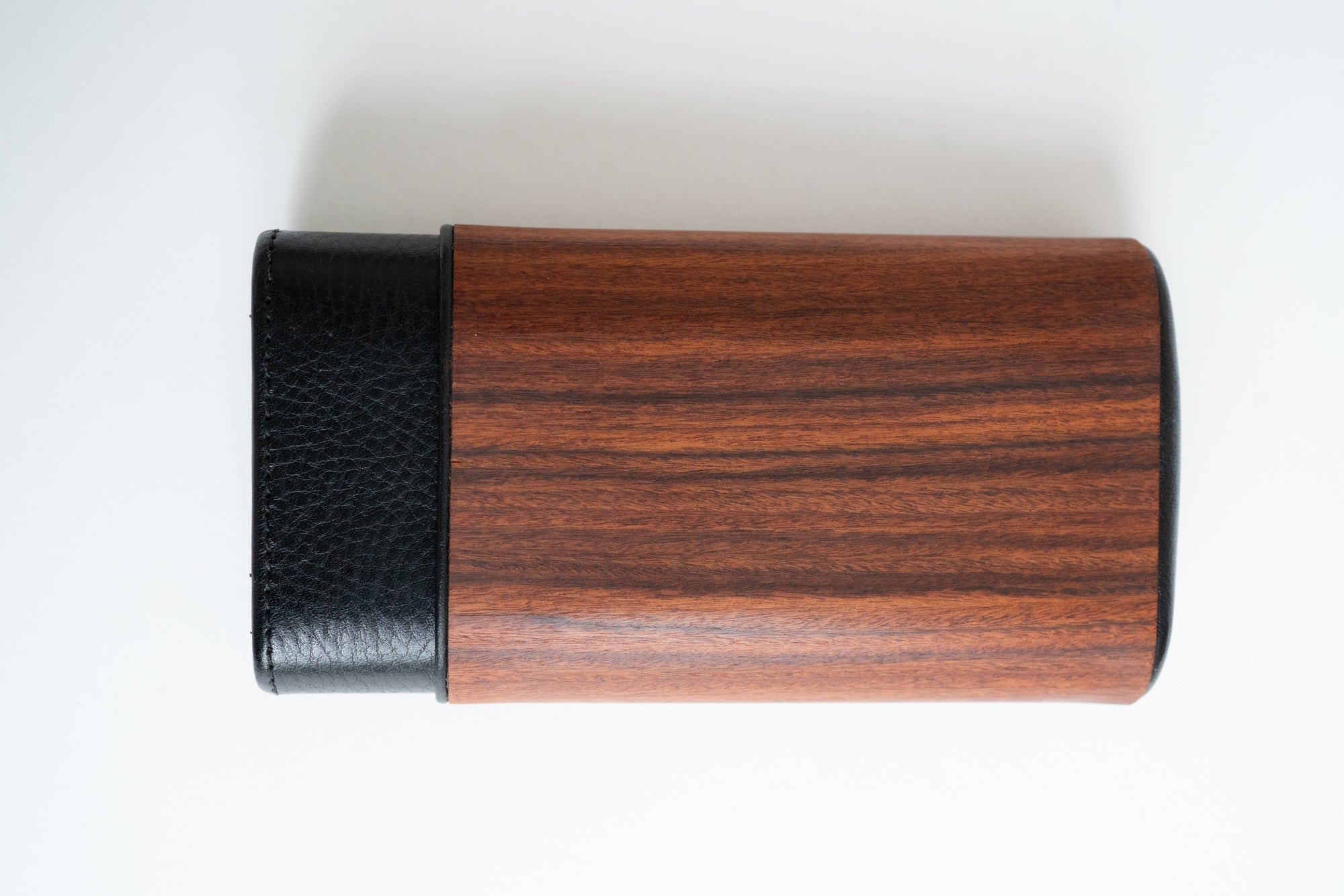 Brizard and Co. - The "Show Band" 3 Cigar Case - Dakota Black