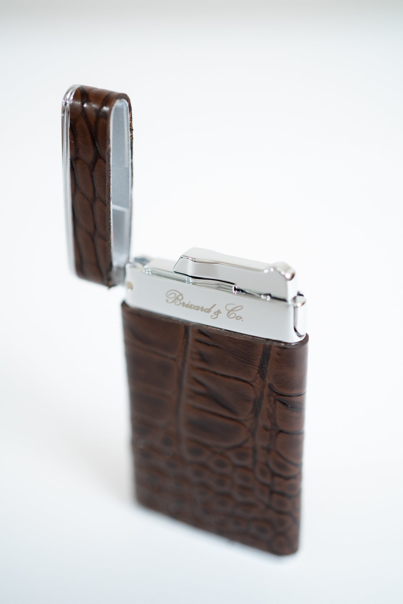 Brizard and Co. Sottile croco luxury cigar lighter