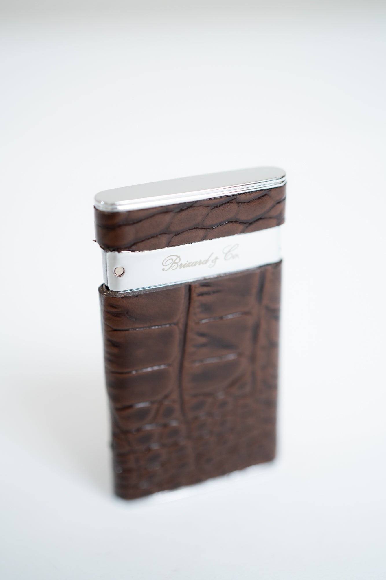 Brizard and Co. Sottile croco cigar Lighter