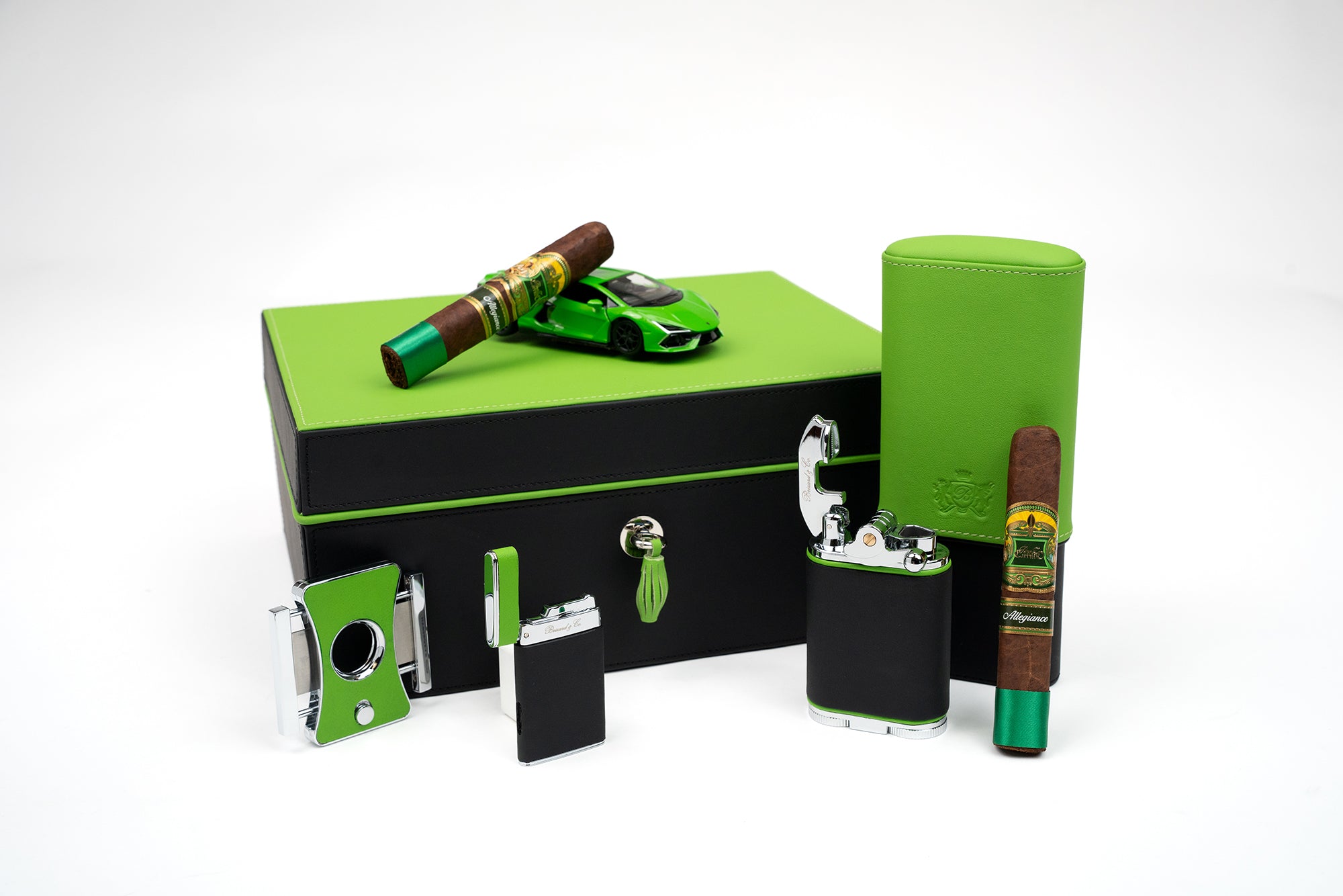 Brizard and Co. Havana Traveler Racing Black and Lime Green