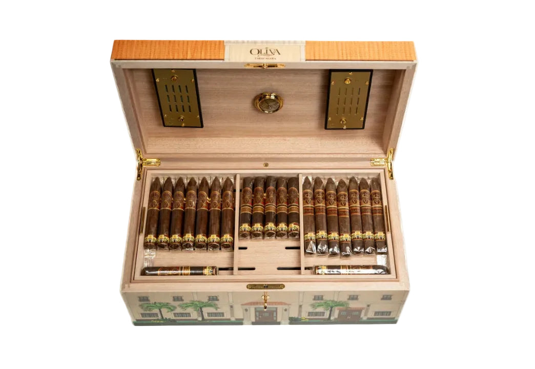 Elie Bleu × Oliva TABOLISA 123 (Limited Edition) Humidor & Cigars