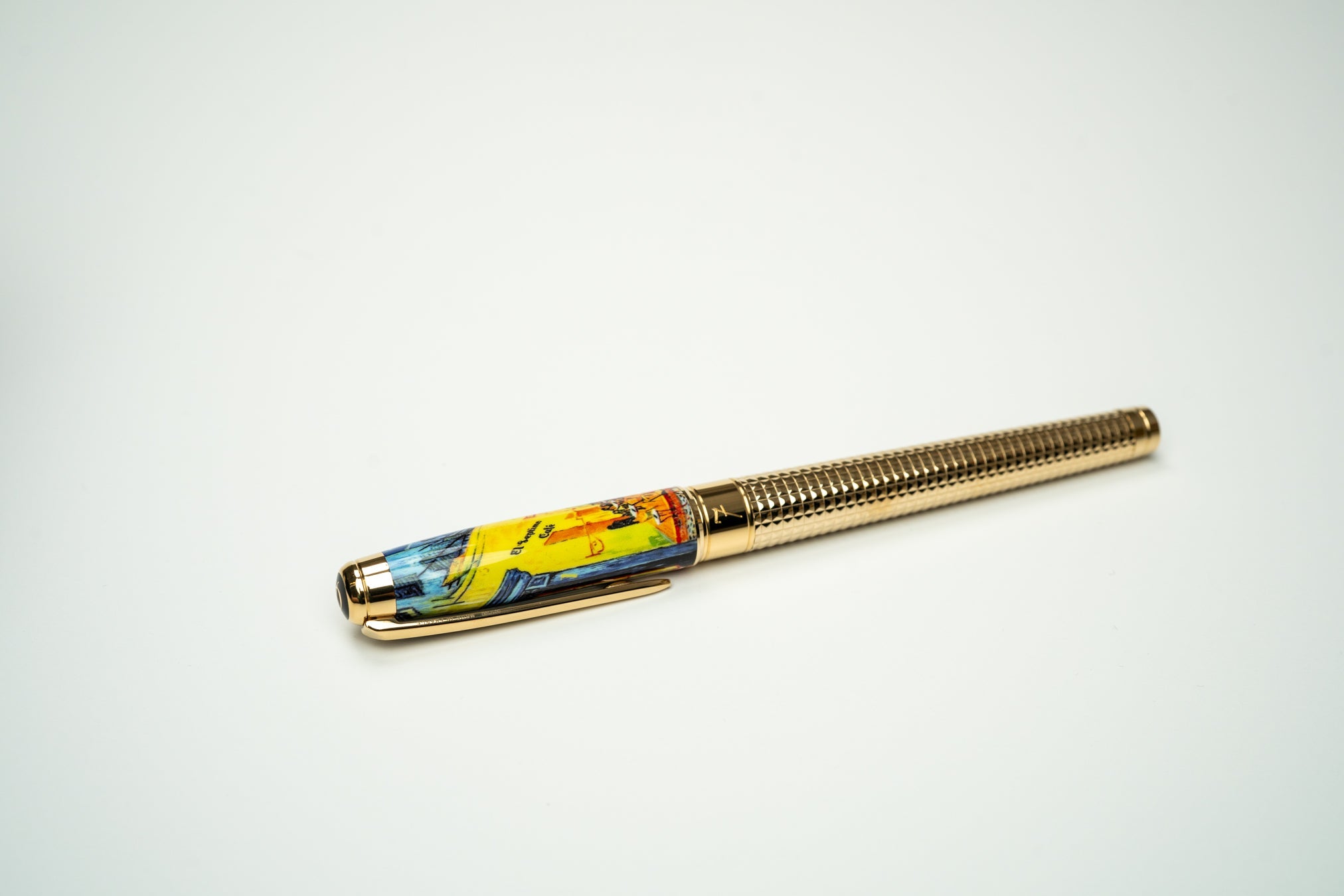 X ST Dupont Van Gogh Rollerball Pen in gold