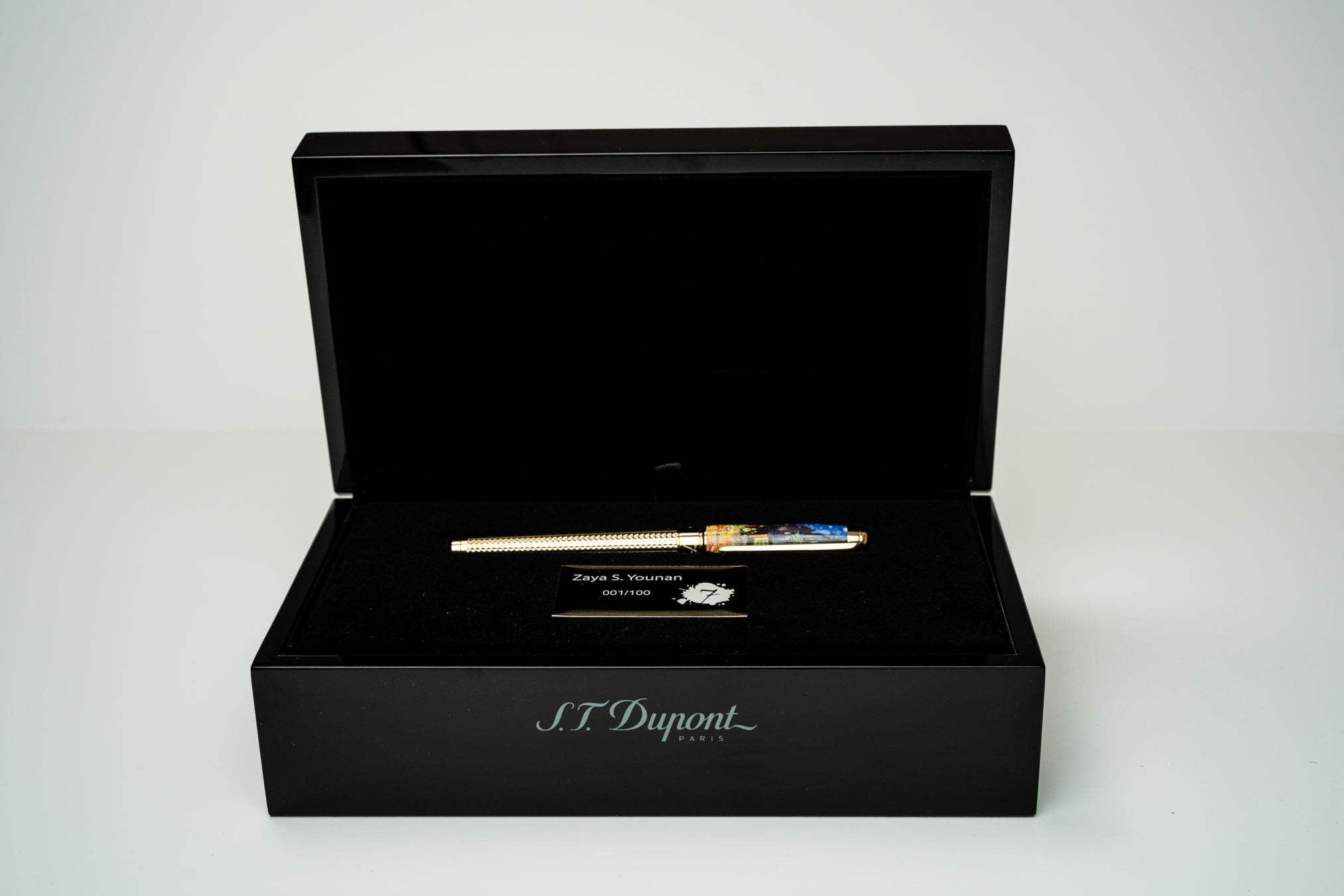 X ST Dupont Van Gogh Rollerball Pen in a luxury black box