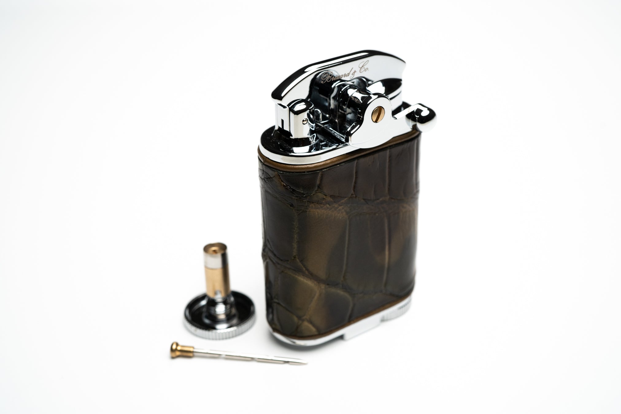 Brizard and Co. - Humidor and Havana Traveler - Genuine Alligator Skin Collection