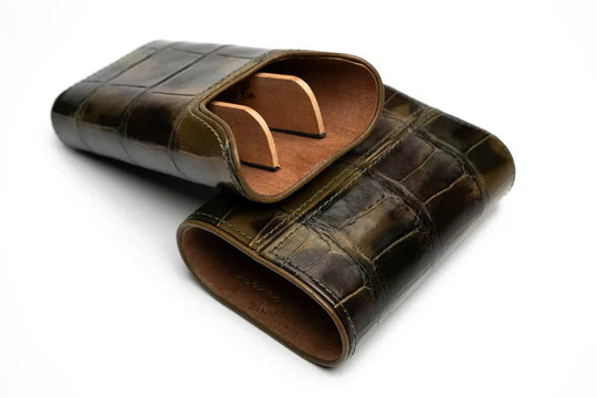 Brizard & Co – Humidor & Havana Traveler – Genuine Alligator Skin Collection