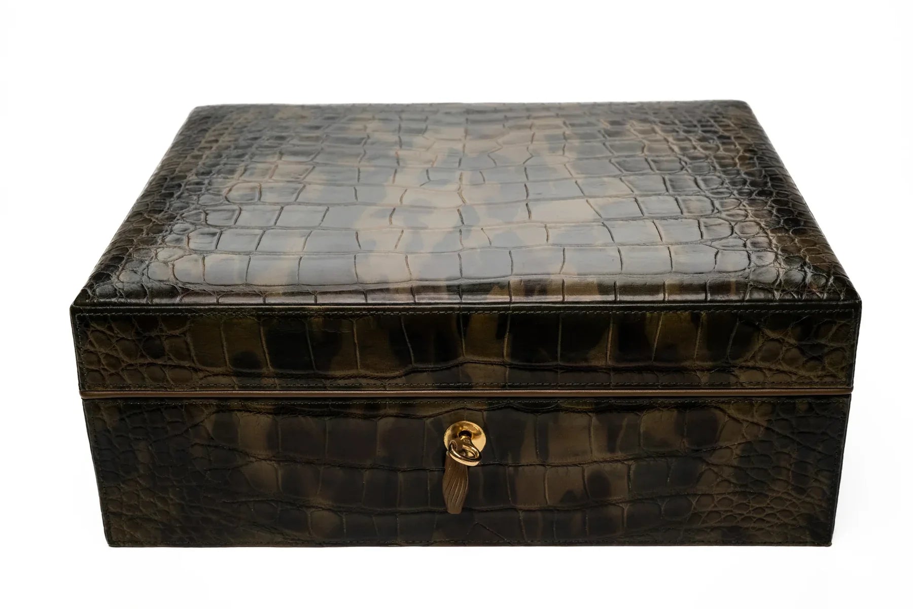 Brizard & Co – Humidor & Havana Traveler – Genuine Alligator Skin Collection