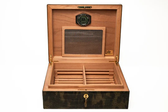 Brizard & Co – Humidor & Havana Traveler – Genuine Alligator Skin Collection