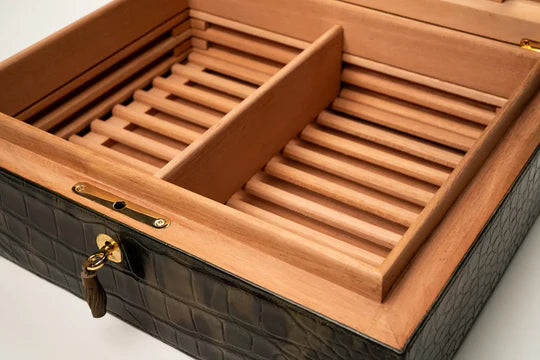 Brizard & Co – Humidor & Havana Traveler – Genuine Alligator Skin Collection