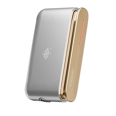 Afidano - Premium Silver & Gold Butane Lighter